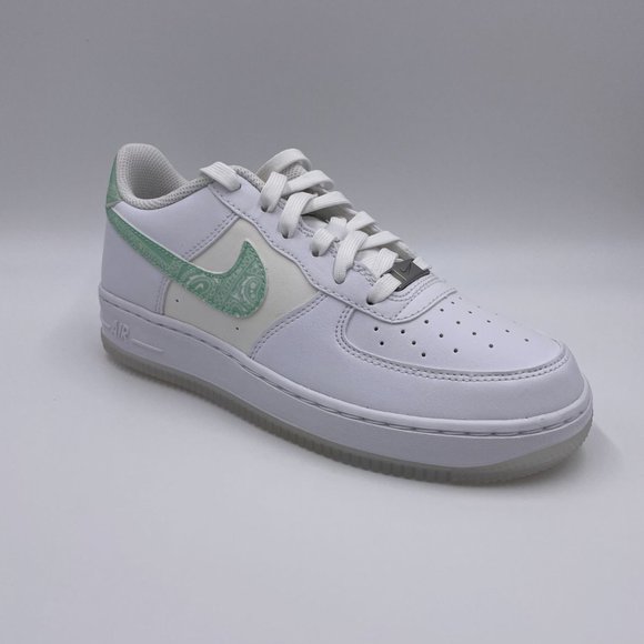 Nike Air Force 1 LV8 White / Mint Womens Shoes - Picture 7 of 8